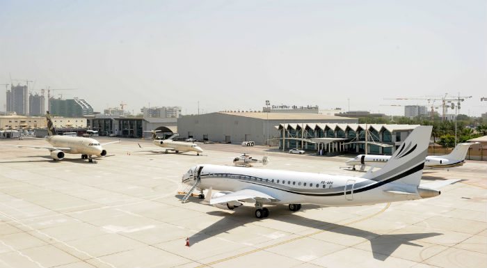 Al Bateen Executive Airport apron