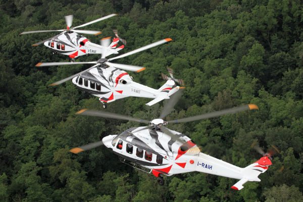 AgustaWestland's family of helicopters.