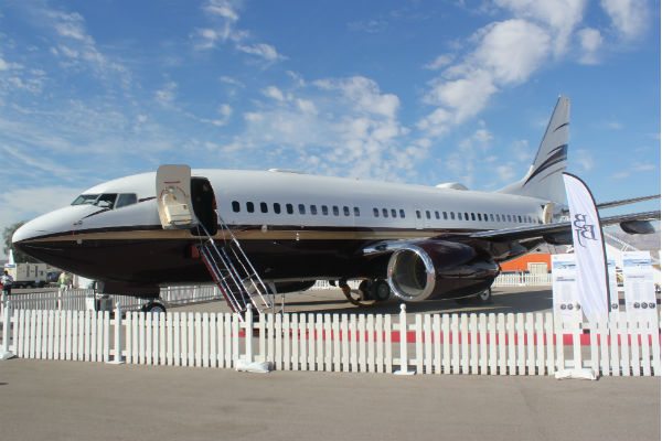 A Boeing Business Jet, known in the indsutry as a BBJ.