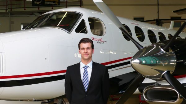 Florian Kohlmann, technical manager at Beechcraft Services in Augsburg, Germany