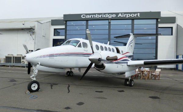 Beechcraft King Air 200 parked at Cambridge Airport during Business and General Aviation Day 2013 (Photo: Terry Spruce, Corporate Jet Investor)