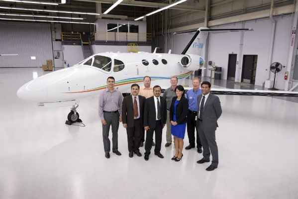 Cessna team with B V Suresh of IRM Limited with first Indian Mustang business jet
