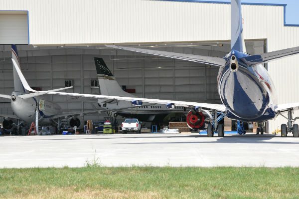 Greenpoint Aerospace hangar in Denton, Texas