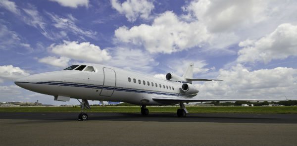 Dassault Falcon 900 of Tampa-based ExecuJet Charter Service
