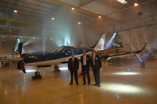 DAHER-SOCATA TBM 900 launch ceremony at Tarbes, France