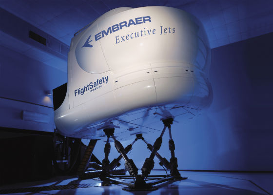 FlightSafety International Embraer Executive Jets simulator