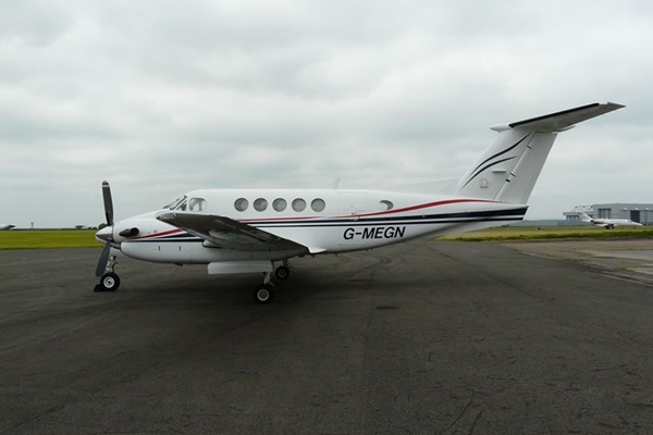 The King Air picked up 14% growth in charters in April 2014