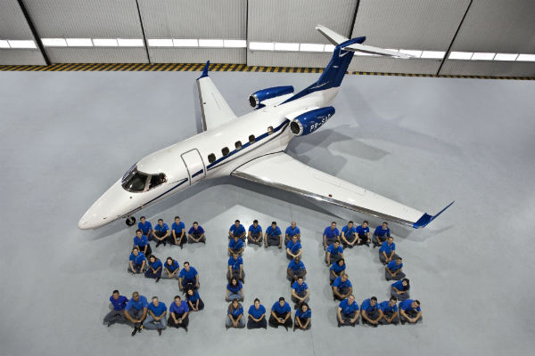 The 500th Phenom family jet delivered to Brazil's Prime Fractional Club