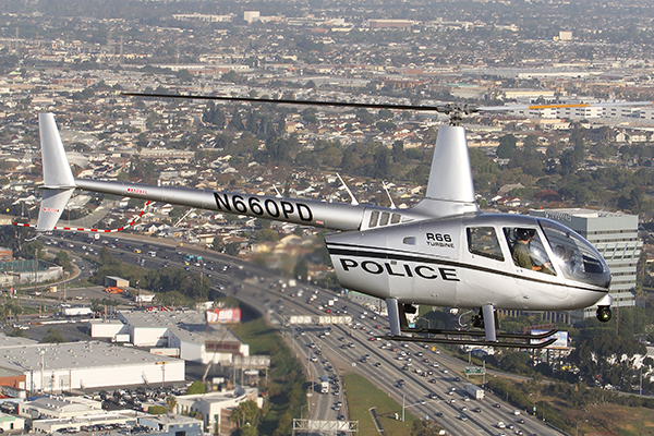 Robinson R66 Turbine Police helicopter