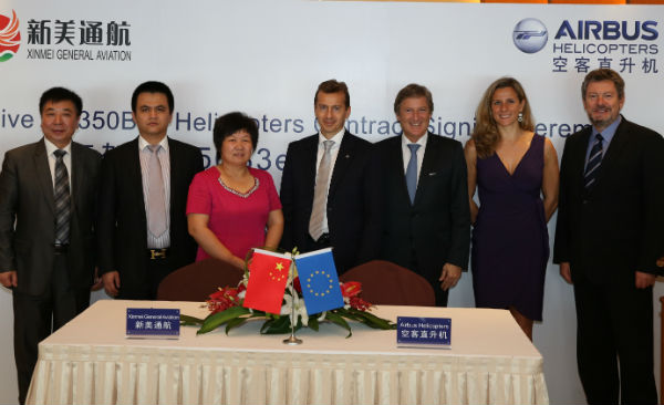 Airbus Helicopters and Xinmei signing ceremony