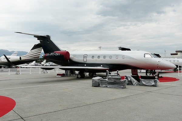 Embraer displayed this Legacy 500 at EBACE 2014 (Photo: Alud Davies)