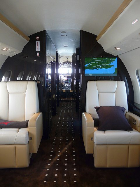 VistJet Global 6000 cabin