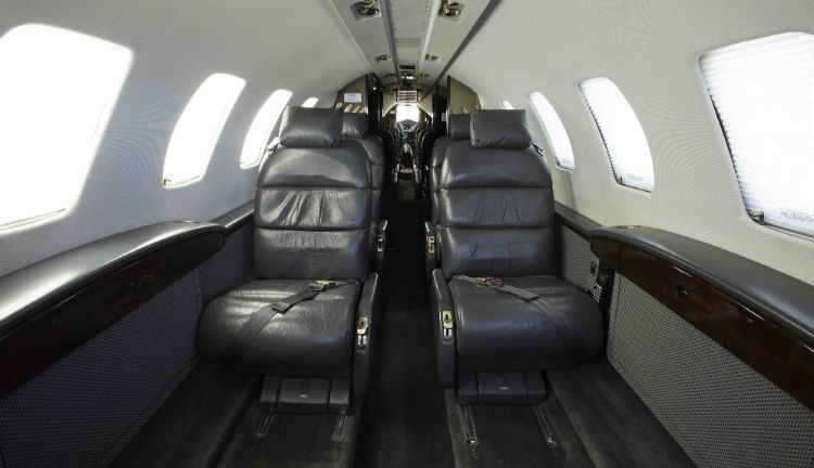 Silver Air CJ2 interior