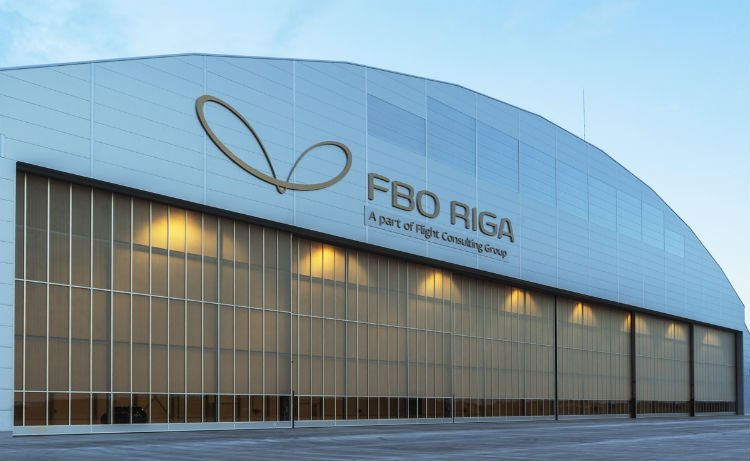 FBO Riga hangar